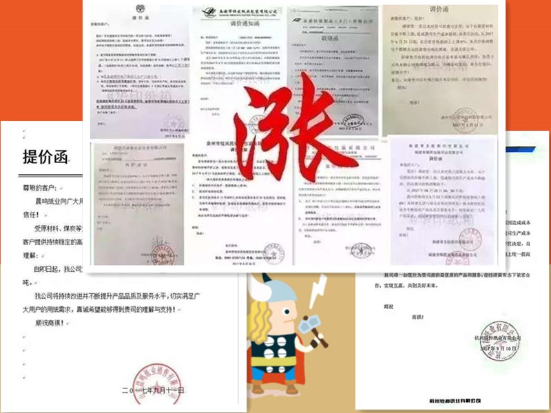 精裝盒原料漲價